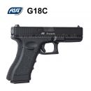 Airsoft Pistol G18C Glock KWA ASG Black GBB 6mm