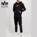 Alpha Industries Mikina Basic Hoody Rubber black