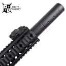 Airsoft Delta Armory AR15 Silent OPS 7"  EAGLE Charlie Black