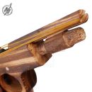 Gumipištoľ drevený 22cm Wooden Pistol 49013