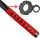 Treningová Katana drevená Training Katana Black Red 32714