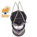 Kempingové svetlo Solar Black Charging Camping Latern 1W+6Led SH-5800T