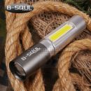 B-SQUL Expedition XPE CREE svietidlo USB Zoom Flashlite