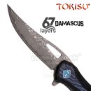 Damaškový nôž TOKISU Damascus 62 Layers 18887 CNC G10