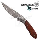 Damaškový zatvárací nôž Mystery Damascus knife 73 Layers 18926