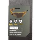 Mechanix okuliare VISION TYPE-N Safety Tactical Eyewear Amber Lens Frame