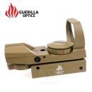 Kolimátor RED Dot Sight Square Guerilla Optics 21/22mm Tan