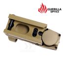 Kolimátor RED Dot Sight Square Guerilla Optics 21/22mm Tan