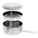 Badger Poľný riad Ešus 3D trojdielny Nerez Stainless Steel 3Steelcook