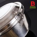 Badger Poľný riad Ešus 3D trojdielny Nerez Stainless Steel 3Steelcook