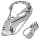 Karabínka FOXTER MULTI 8cm Stainless Steel na kľúče