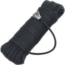 Lano čierne Paracord Rope 30m 180kg nosnosť  BSH