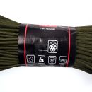 Lano zelené Paracord Rope 30m 250kg nosnosť BSH