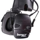 Impact Sport Black aktívne chrániče sluchu Black