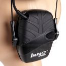 Impact Sport Black aktívne chrániče sluchu Black