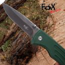 Zatvárací nož FoxOutdoor zelený - 45751B