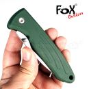 Zatvárací nož FoxOutdoor zelený - 45751B