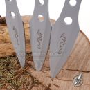 Martinez Albainox Vrhacie nože WHITE DRAGON THROWING KNIVES 3 kusy