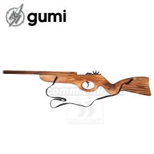Gumipuška drevená 63cm Wooden Rifle 49014