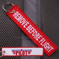 Remove Before Flight PILOT RBF prívesok kľúčenka