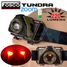 Čelovka TUNDRA Zoom LED Tactical Headlamp Fosco® Outdoor