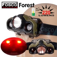 Čelovka FOREST LED Tactical Headlamp Fosco® Outdoor