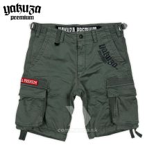 Yakuza Premium šortky cargo shorts dunkelolive