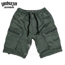 Yakuza Premium šortky cargo shorts dunkelolive