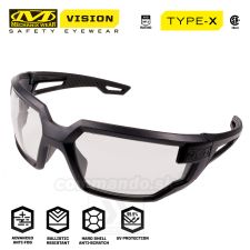 Mechanix VISION TYPE-X Safety Tactical Eyewear Black Frame