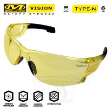 Mechanix okuliare VISION TYPE-N Safety Tactical Eyewear Amber Frame