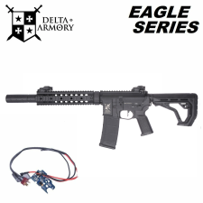 Airsoft Delta Armory AR15 Silent OPS 9" EAGLE Charlie Black