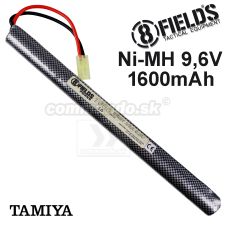 Airsoft batéria Stick NiMH 9,6V 1600mAh Tamiya konektor malý 8FIELDS