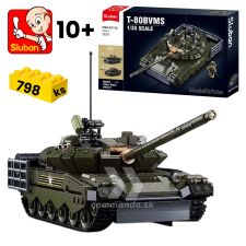 Stavebnica SLUBAN Tank T-80 M-38 B1178