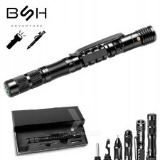 Kubotan Taktické pero 10 v 1 BSH KB-007