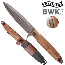 Nôž Walther BWK3 The Blue Wood Knife s puzdrom