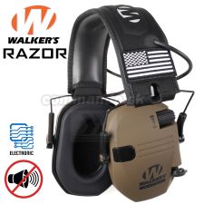 Walkers RAZOR Dark Olive chrániče sluchu zelené