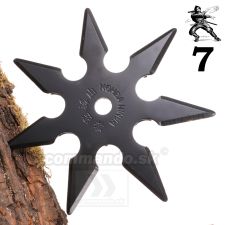 Vrhacia hviezdica Ninja Shuriken Black 7 cípa