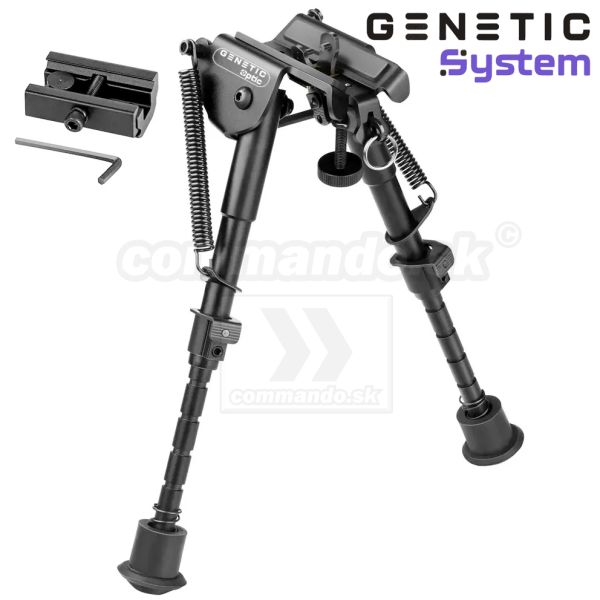 Bipod RAIL + adaptor Taktická dvojnožka Genetic Optic System