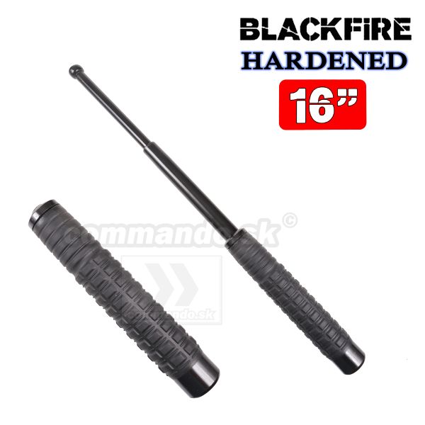 Kalený teleskopický obušok 16" BLACKFIRE Telescopic Steel Baton