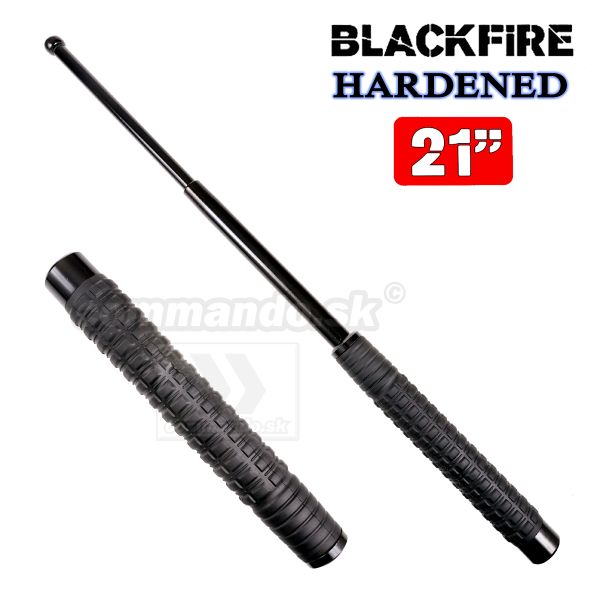 Kalený teleskopický obušok 21" BLACKFIRE Telescopic Steel Baton