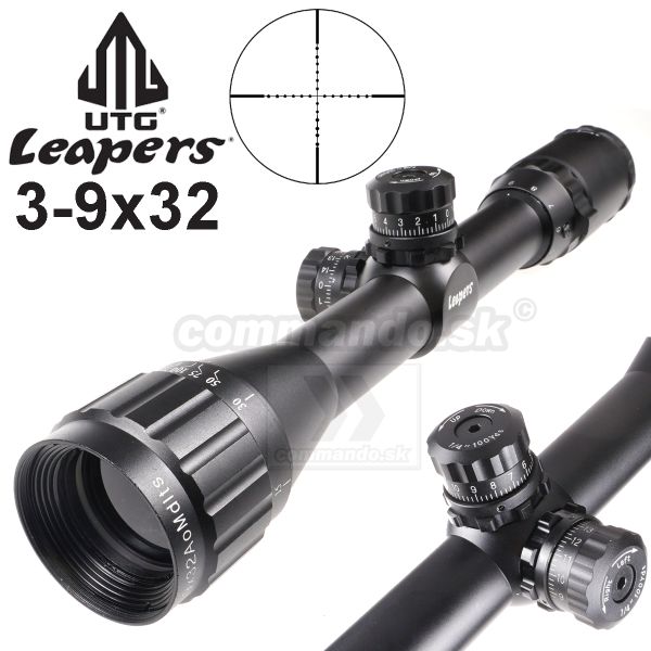 Puškohľad LEAPERS 3-9x32 UTG Full Size R6 MilDot Ø25,4mm