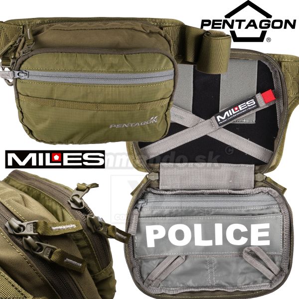 Ľadvinka RUNNER POUCH Pentagon zelená OLIVE K17066