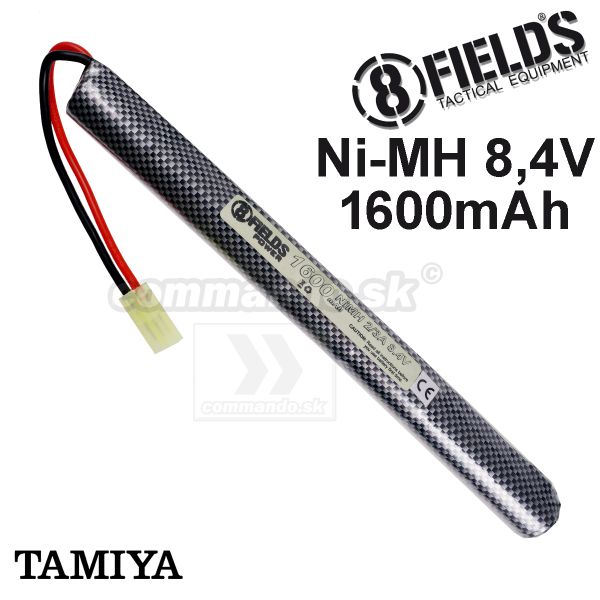 Airsoft batéria Stick NiMH 8,4V 1600mAh Tamiya konektor malý 8FIELDS