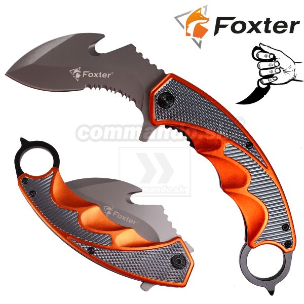 Karambit FOXTER CS GO zatvárací nôž s clipom