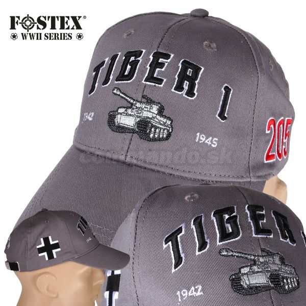 TIGER  TANK 3D šiltovka Baseball Cap Fostex Garment