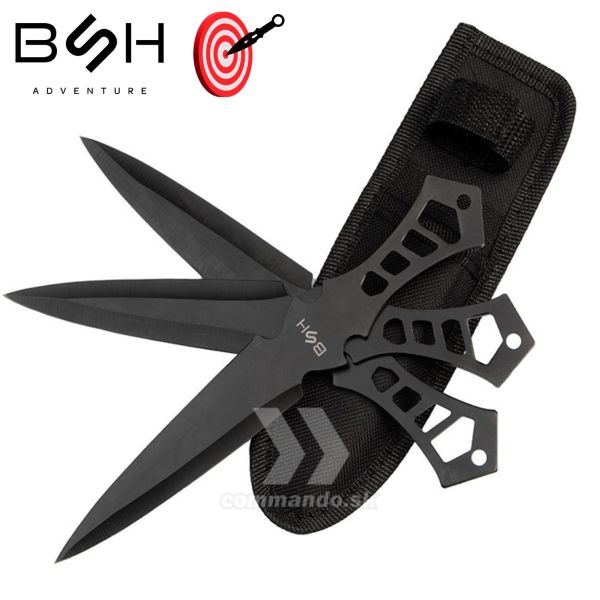 Vrhacie nože BSH 3 kusy Throwing knives N-411