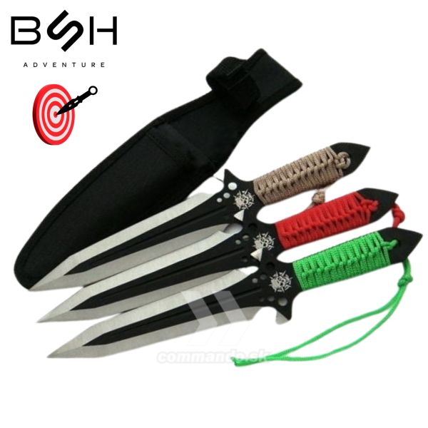 Vrhacie nože BSH 3 kusy Throwing knives N-423