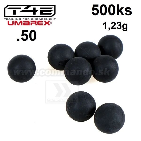 Strelivo T4E RB 50 kal. .50 1,23g Rubberball 500ks