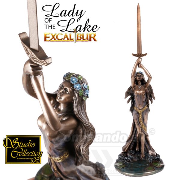 Lady of the Lake s Excalibur mečom 34cm soška 708-8070