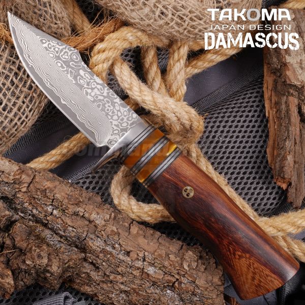 Damaškový nôž Mijazaki Tacoma JPNX Damascus knife